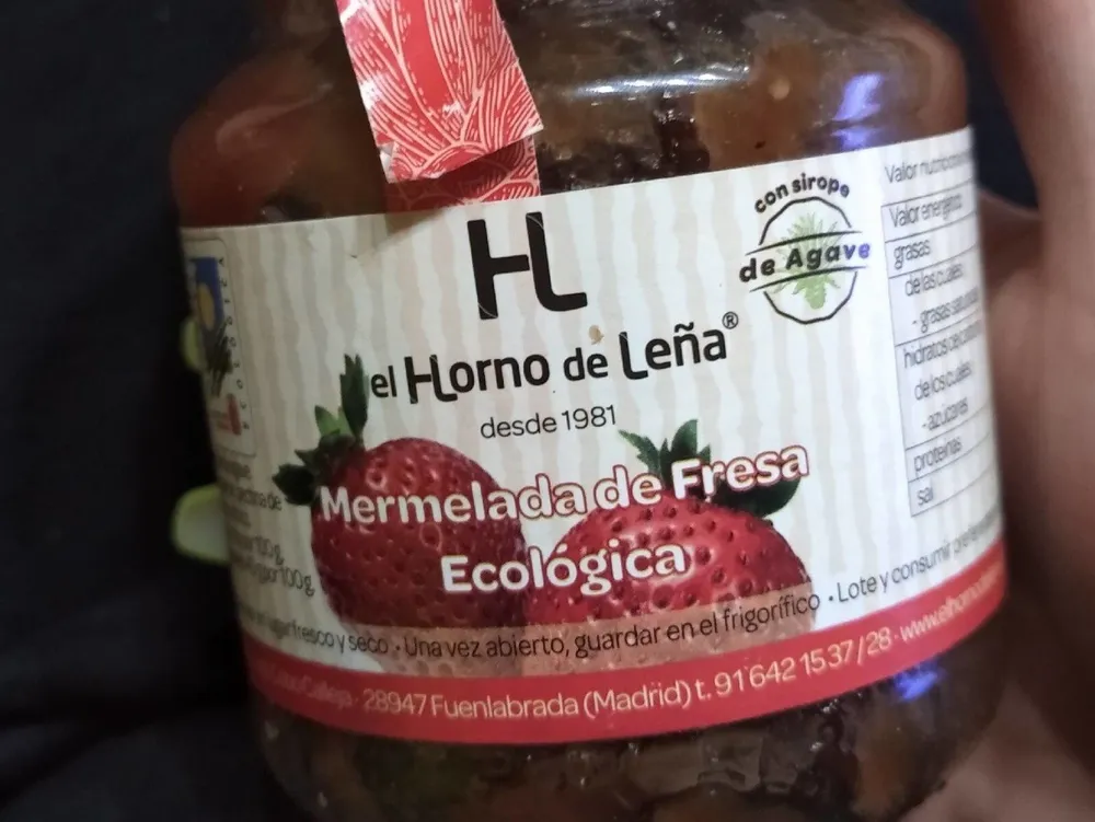 Mermelada de fresa ecológica
