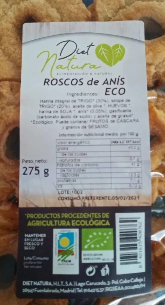 Roscos de anis eco