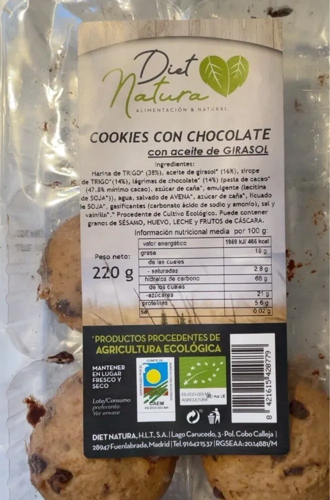 Cookies con chocolate