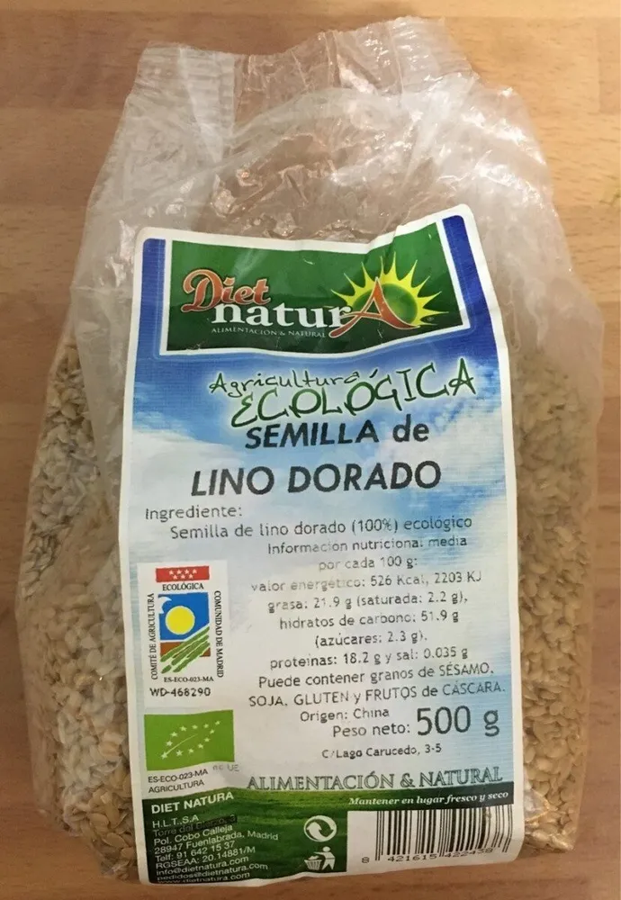 Semilla de lino dorado