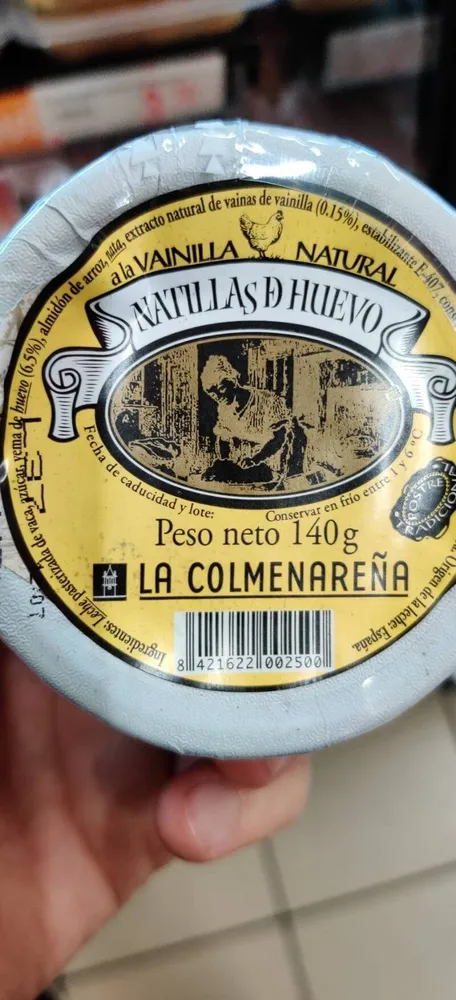 Natillas de huevo
