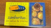Zamburiñas en salsa de Vieira
