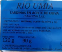 Sardinas en aceite de oliva