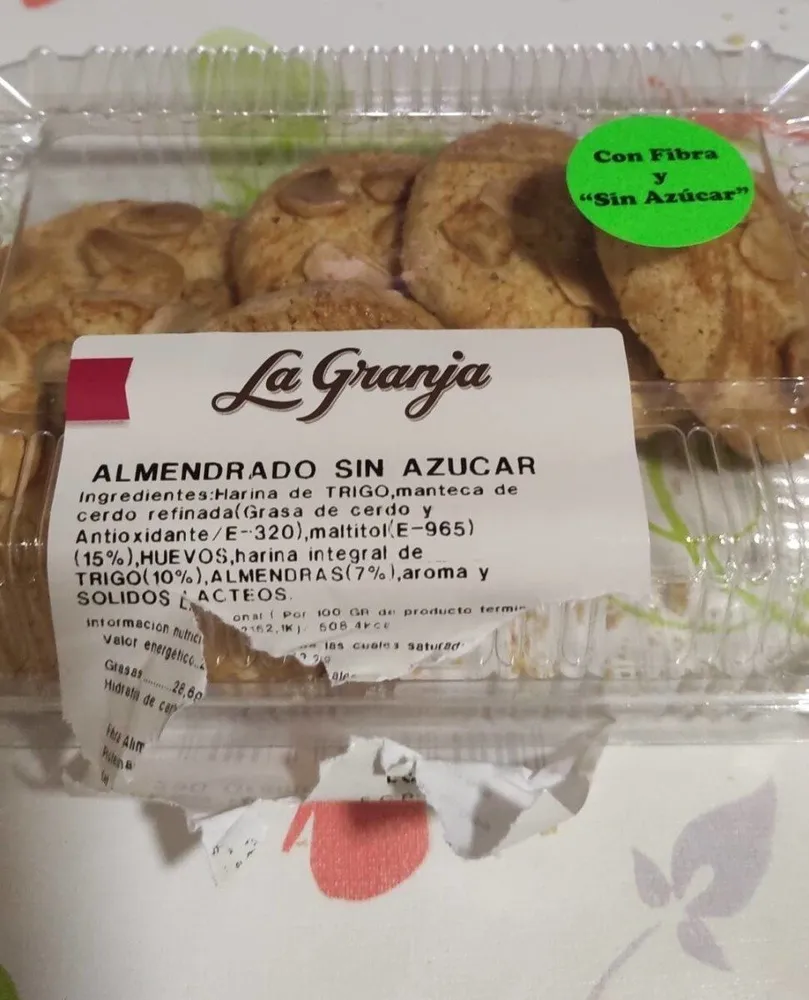 Almendrado sin azúcar