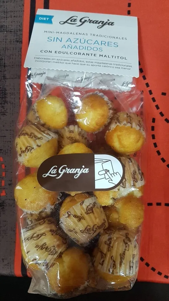 Mini magdalenas sin azúcares