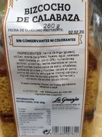 BIZCOCHO DE CALABAZA