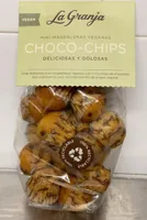 Mini magdalenas veganas choco-chips