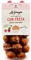 Mini magdalenas con fresa
