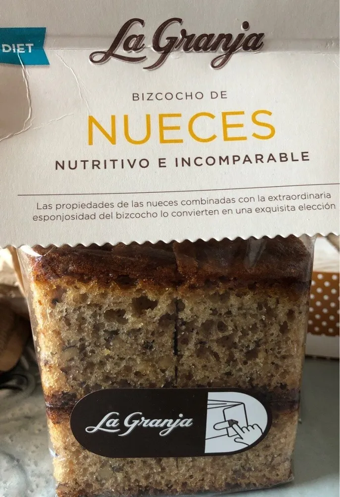 Bizcocho de nueces
