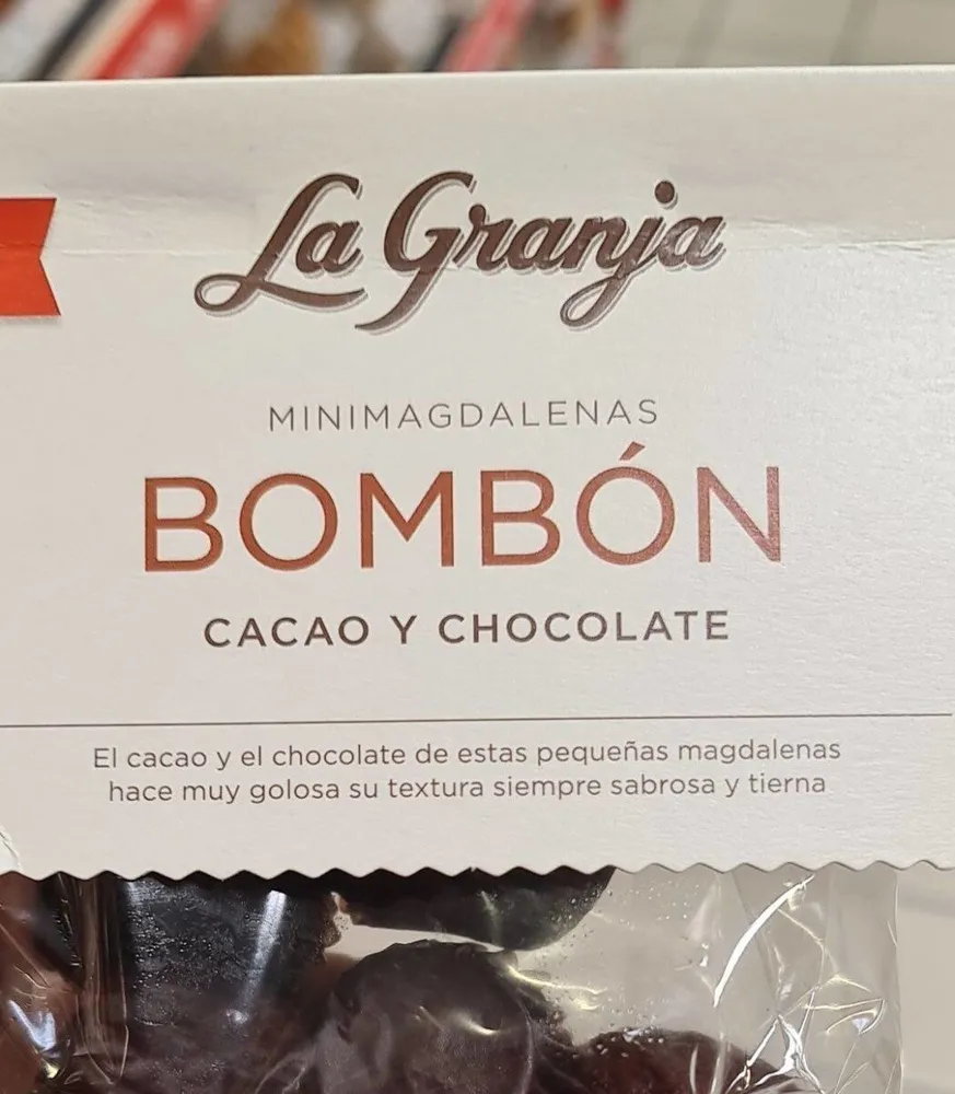 Minimagdalenas bombón cacao y chocolate