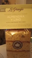 Bizcocho tradicional vegano Almendra y Lino