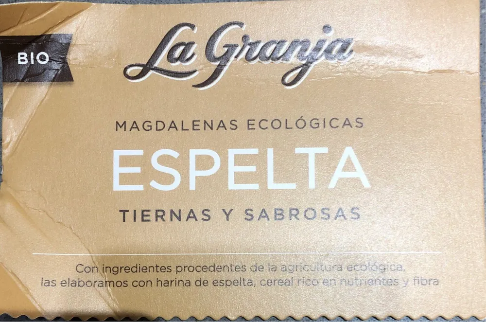 Magdalenas ecológicas de espelta