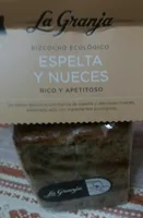 Bizcocho ecologico espelta y nueces