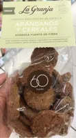 Cookies ecologicas de espelta arandanos y cereales