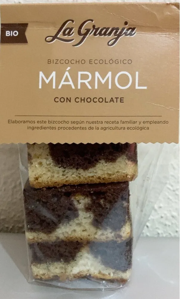 Bizcocho Ecológico Mármol con Chocolate