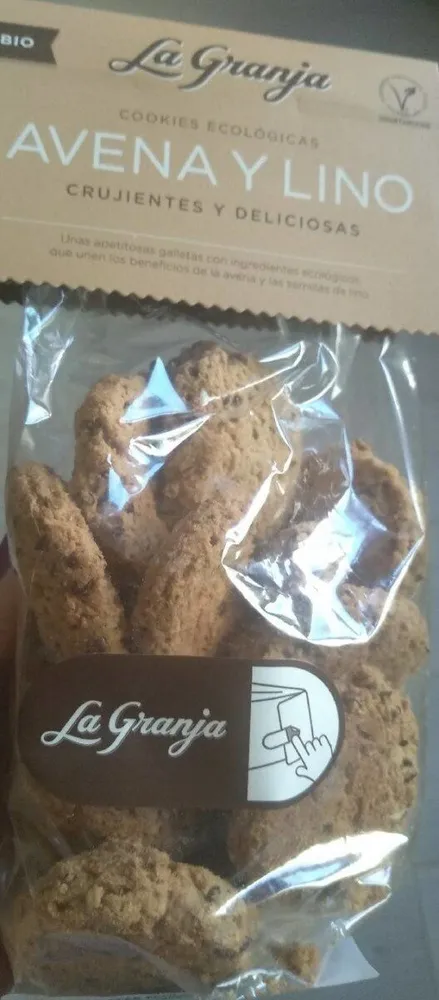 Cookies de avena y lino