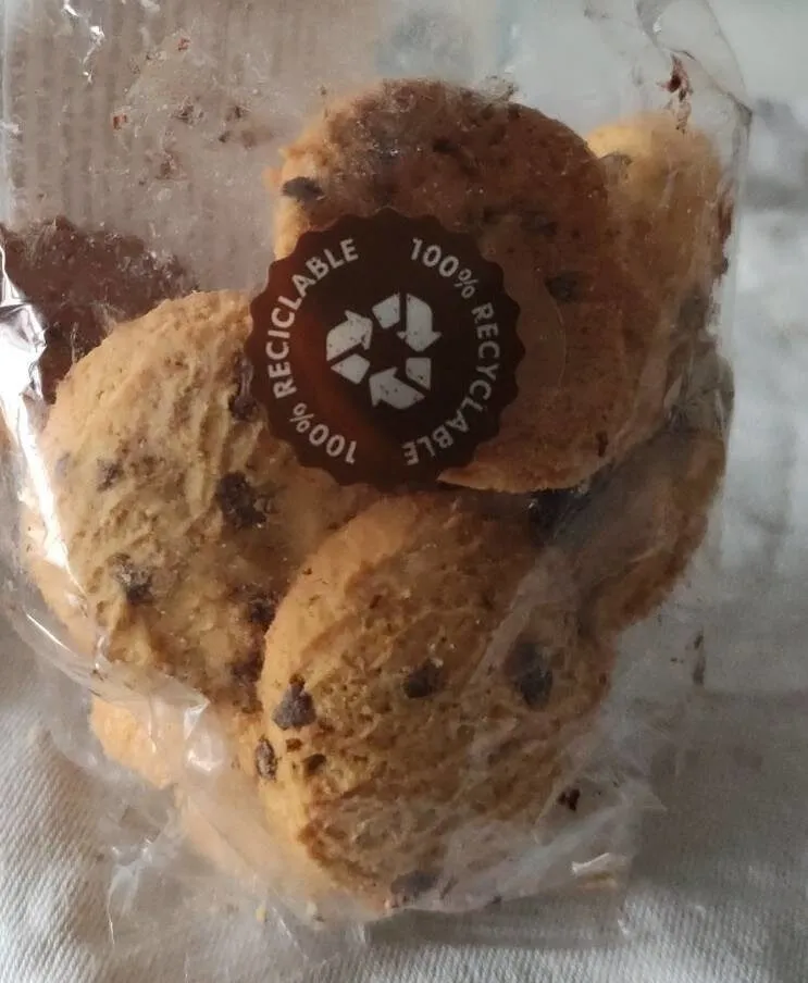 Galletas de espelta con chips