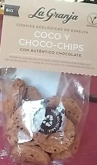 Cookies ecológicas de espelta y coco