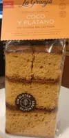 Bizcocho especial coco plántano sin gluten sin lactosa