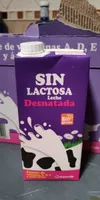 Leche desnatada sin lactosa