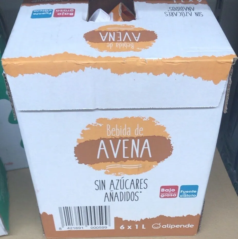 Avena sin azúcares añadidos