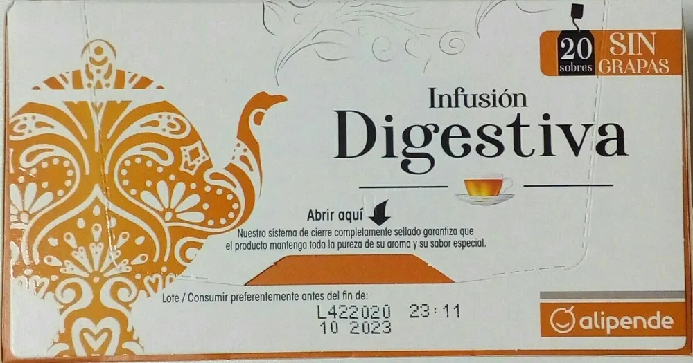 Infusión digestiva
