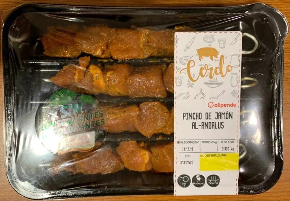 Pincho de jamón Al-Andalus