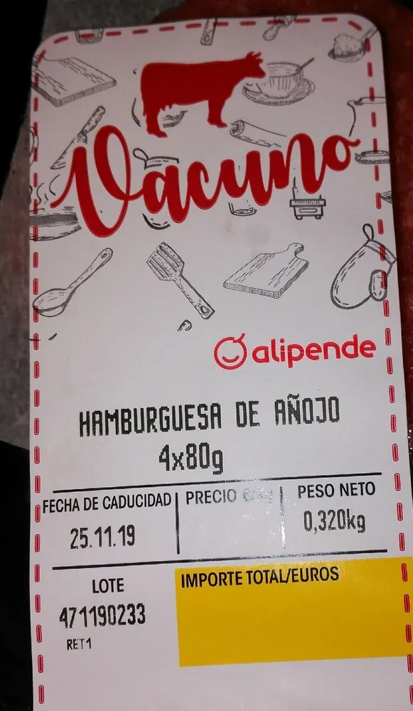 Hamburguesa de vacuno