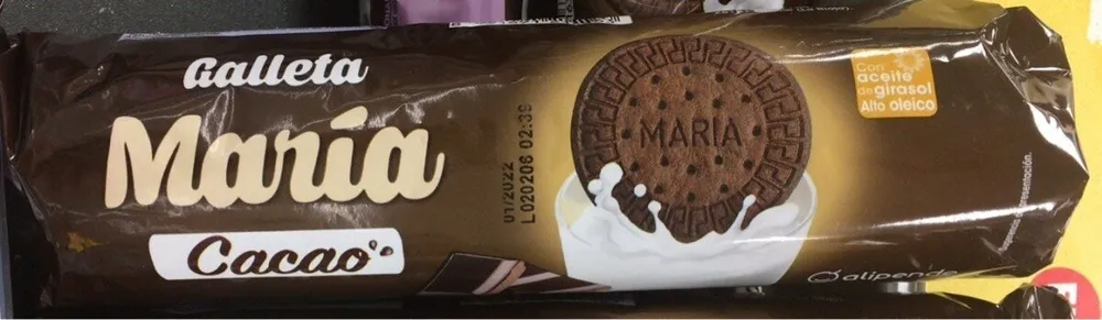 Galleta maria cacao