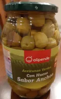 Aceitunas verdes c/h sabor anchoa