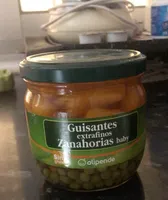 Guisantes extrafinos zanahorias