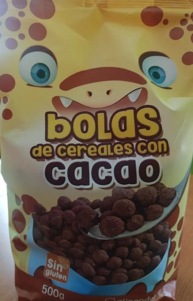 Bolas de cereales con cacao