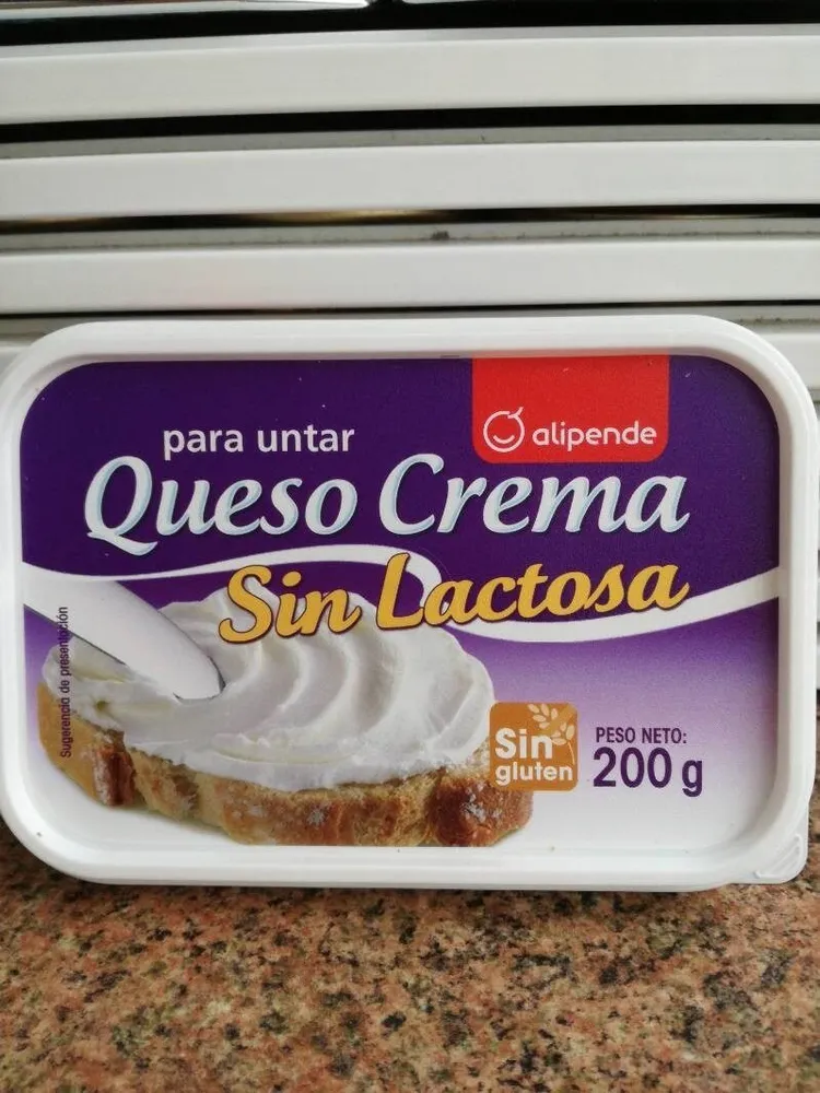 Queso crema sin lactosa