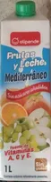 Frutas y leche mediterráneo