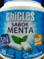 Chicles sabor menta Alipende