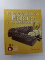 Barritas cereales de platano