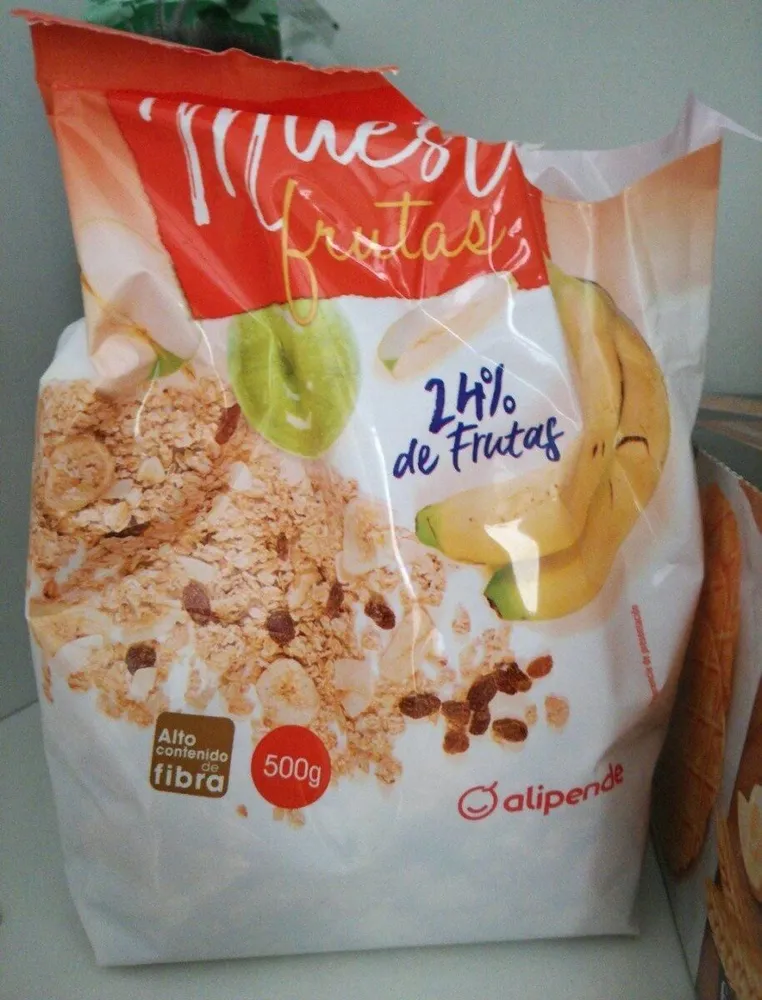 Muesli frutas alipende