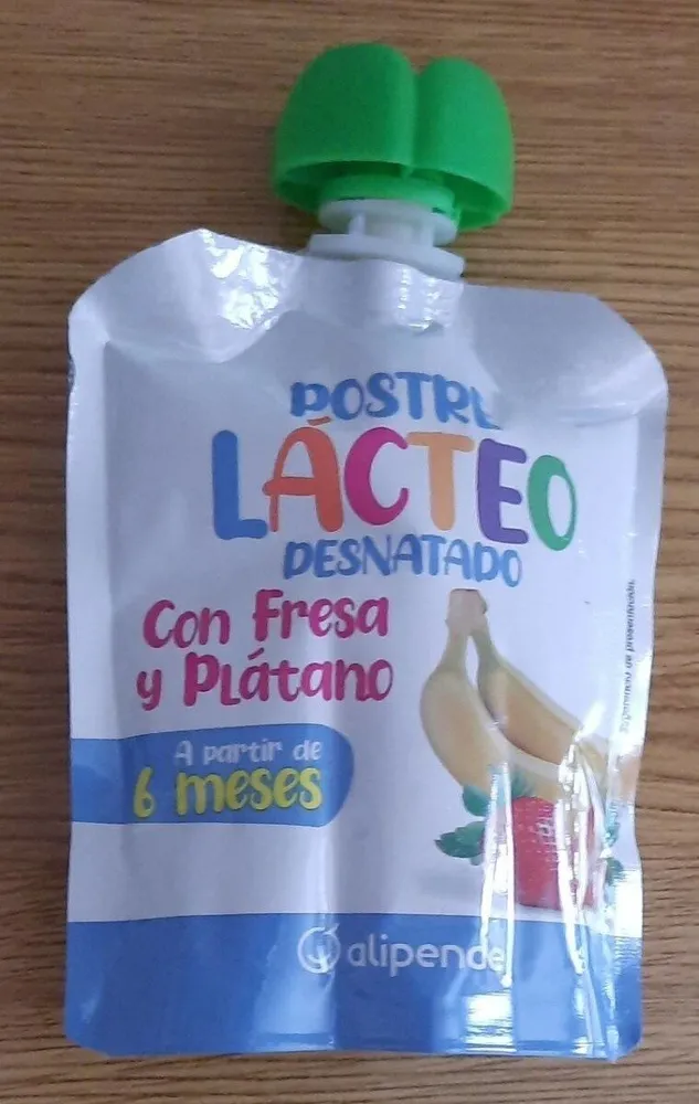 Postre lacteo desnatado