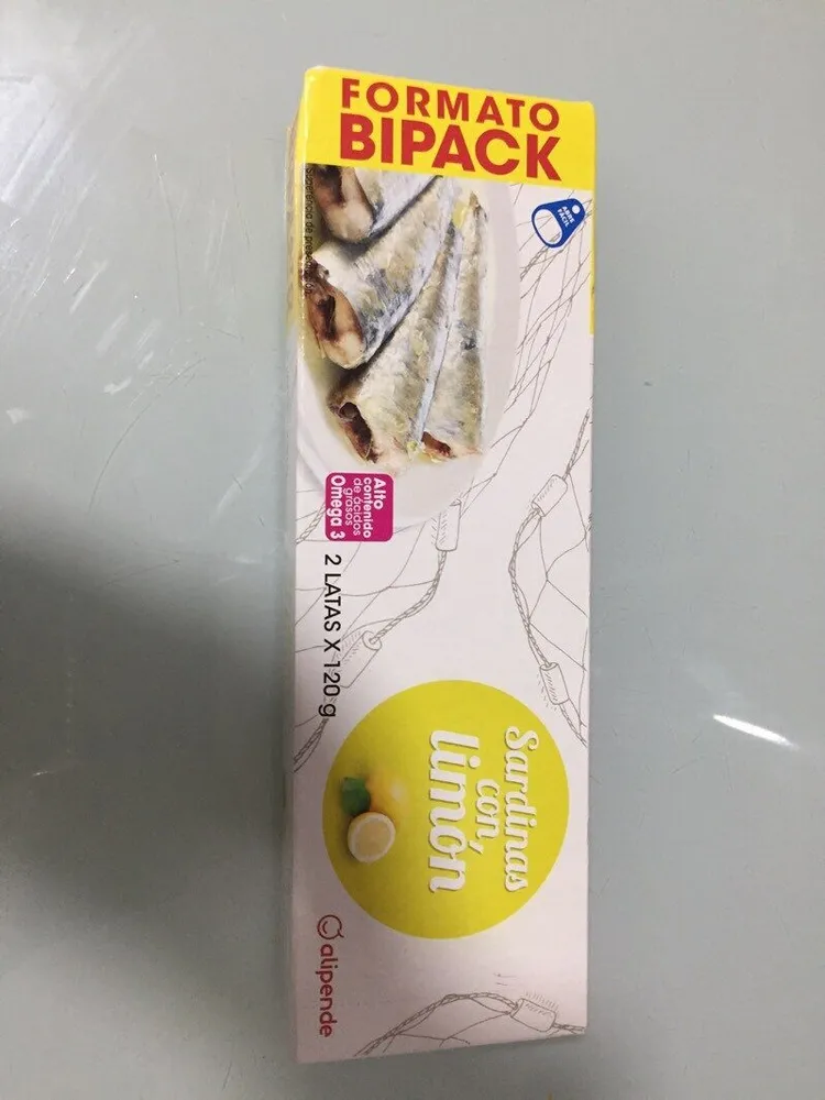 Sardinas con limón