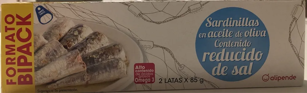 Sardinillas en aceite oliva (reducido en sal)