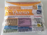 Salchichas con queso