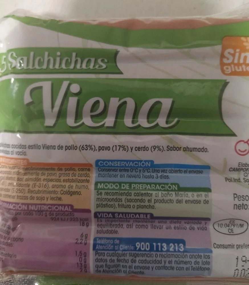 Salchichas Viena