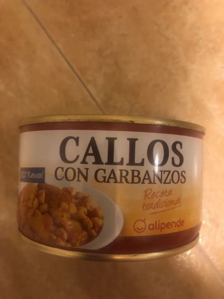 Callos con garbanzos