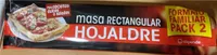 Masa rectangular hojaldre