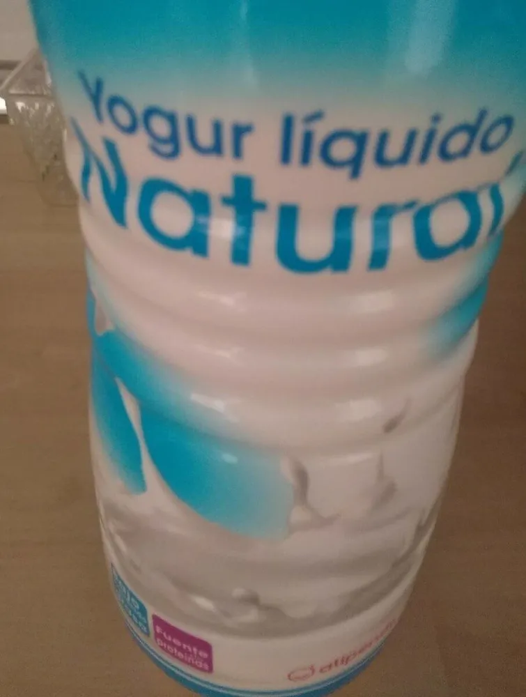 Yogur líquido natural