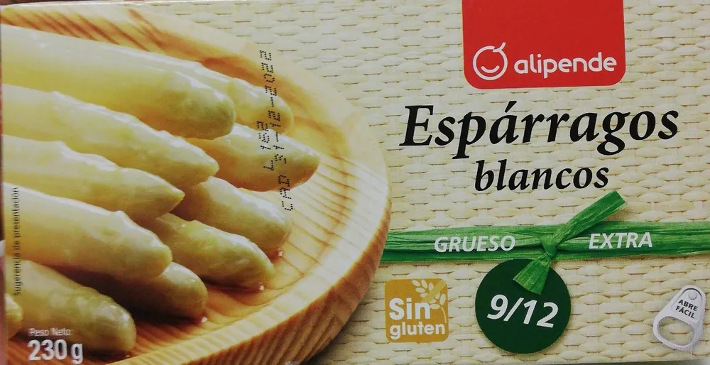 Espárragos blancos gruesos