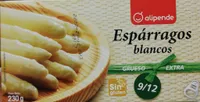 Espárragos blancos gruesos