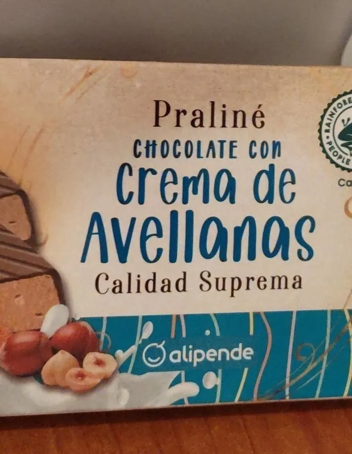Turrón crema de avellanas