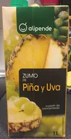 Zumo de piña y uva