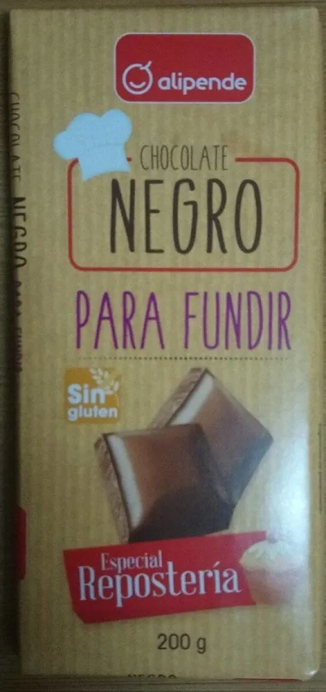 Chocolate negro para fundir